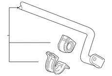 SHAFT,RR STAB(INCLS 40,41)(CODE AD4) 23270577 CADILLAC