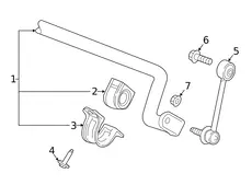 SHAFT,RR STAB(INCLS 40,41)(CODE AD4) 23270577 CADILLAC
