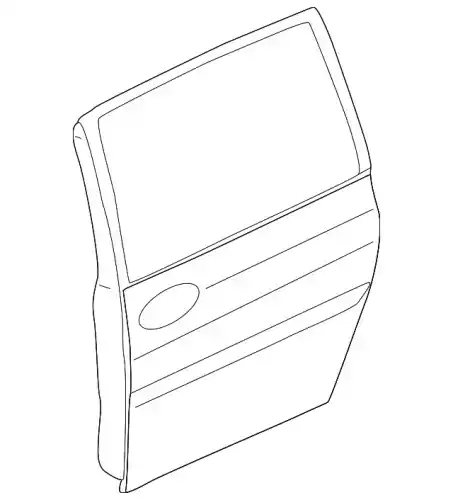 Дверь задняя левая 77003-4D000 MOBIS