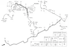 Шланг торм. перед. лев. 58731-A9000 MOBIS