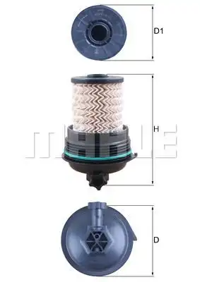 Топливный фильтр MAHLE KX 480