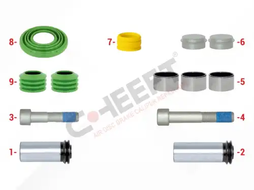 Р/к направляющих WABCO PAN17 3143 CHEEFT