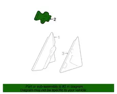RETAINER,W/S FRM FIL PNL 10392591 CHEVROLET