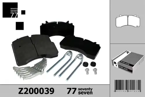 Тормозные колодки дисковые 77 Z200039