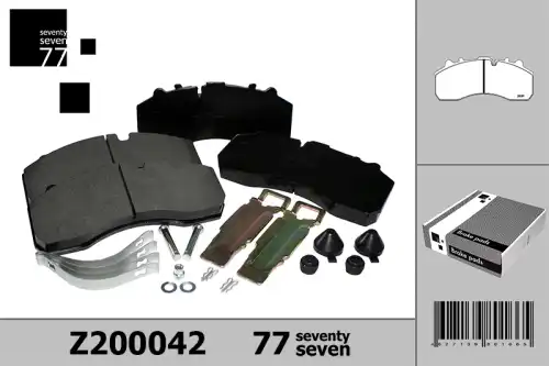 Тормозные колодки дисковые 77 Z200042