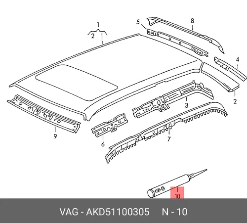Герметик AKD51100305 VAG