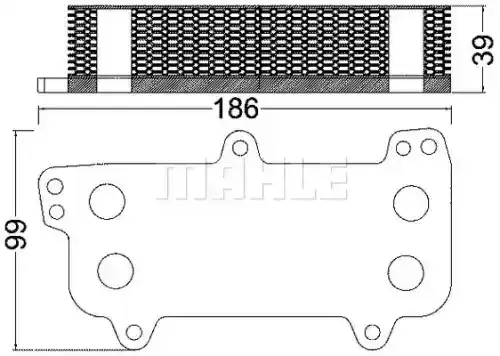 Масляный радиатор KNECHT CLC187000S
