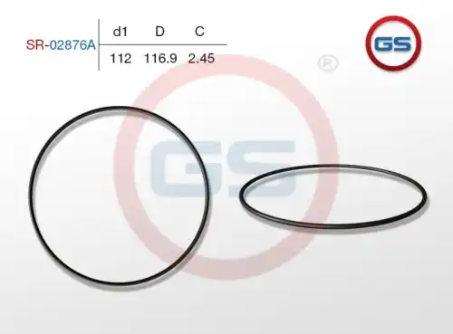 Резиновое кольцо 112 2.45 SR-02876A GS