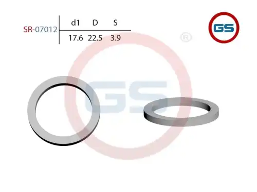 Резиновое кольцо 17.6 3.9 SR-07012 GS