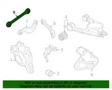 Рулевая тяга 9J1501529 PORSCHE