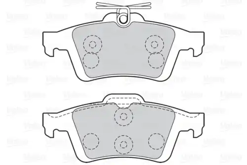 Тормозные колодки дисковые VALEO 670007