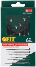 Набор часовых отверток FIT 56136