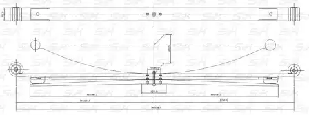 Рессора подвески S&K SK295002801