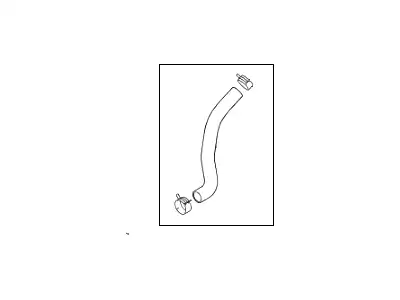 Hose - radiator lower 254122S101 HYUNDAI