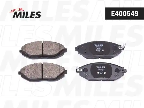 Тормозные колодки дисковые передняя ось MILES 'E400549
