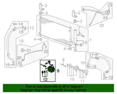 Компрессор кондиционера 38810RP3A03 HONDA