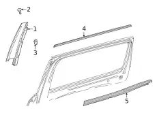 Уплотнитель двери MB 247 735 38 00