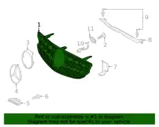 Решетка радиатора MB 253 888 22 01