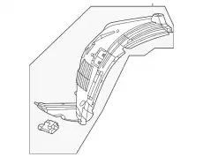 Подкрылок MB 167 690 11 10