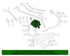ЭЛЕКТРОМОТОР СТЕКЛООЧИСТИТЕЛЯ 463 906 41 02 MB