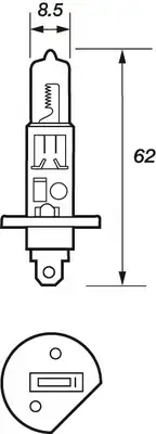 Автолампа MOTAQUIP VBU448