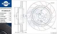 Тормозной диск ROTINGER RT 21083-GL T6