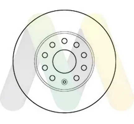 Тормозной диск MOTAQUIP LVBD1733