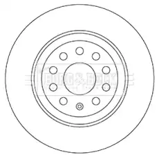 Тормозной диск BORG&BECK BBD5331