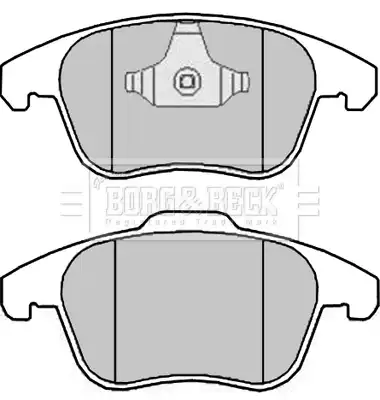 Тормозные колодки дисковые BORG&BECK BBP2383