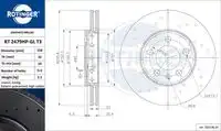Тормозной диск ROTINGER RT 2479HP-GL T3