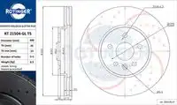 Тормозной диск ROTINGER RT 21504-GL T5