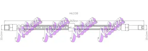 Тормозной шланг H6338 NELSON