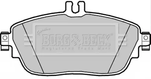 Тормозные колодки дисковые BORG&BECK BBP2344