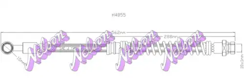 Тормозной шланг H4855 NELSON