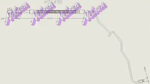 Тормозной шланг H7649Q NELSON