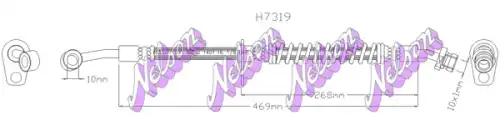 Тормозной шланг H7319 NELSON