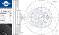 Тормозной диск ROTINGER RT 4518HP-GL T5