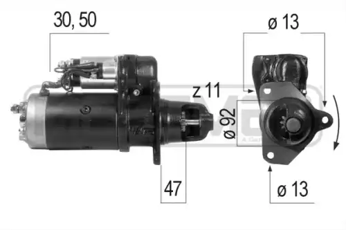 Стартер MESSMER 220260R