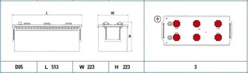 Аккумулятор DETA DX1803