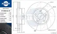 Тормозной диск ROTINGER RT 20064-GL T3