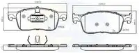 Тормозные колодки дисковые COMLINE CBP02354