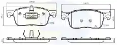 Тормозные колодки дисковые COMLINE CBP02354