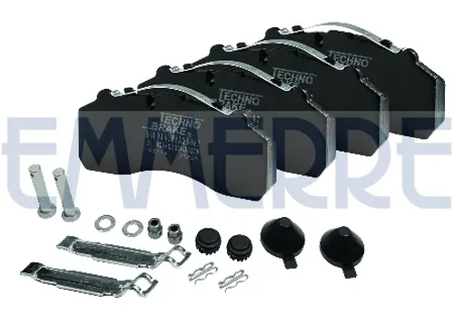 Тормозные колодки дисковые EMMERRE 960944E1