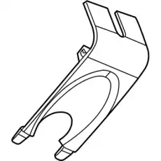 INSERT,W/S M/FUNC SEN MT BRKT CVR(BLACK) 23316901 GMC