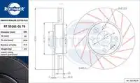 Тормозной диск ROTINGER RT 20161-GL T6