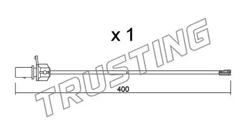 Датчик тормозных колодок TRUSTING SU.347