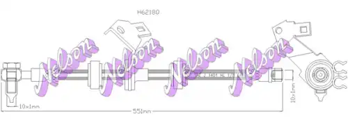 Тормозной шланг H6218Q NELSON
