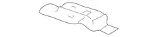 BRACKET,HOOD CTH 15914176 HUMMER
