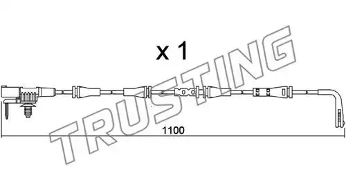 Датчик тормозных колодок TRUSTING SU.358