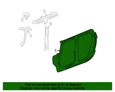 FRAME,S/D OPG(INCLS 7) 88980676 HUMMER